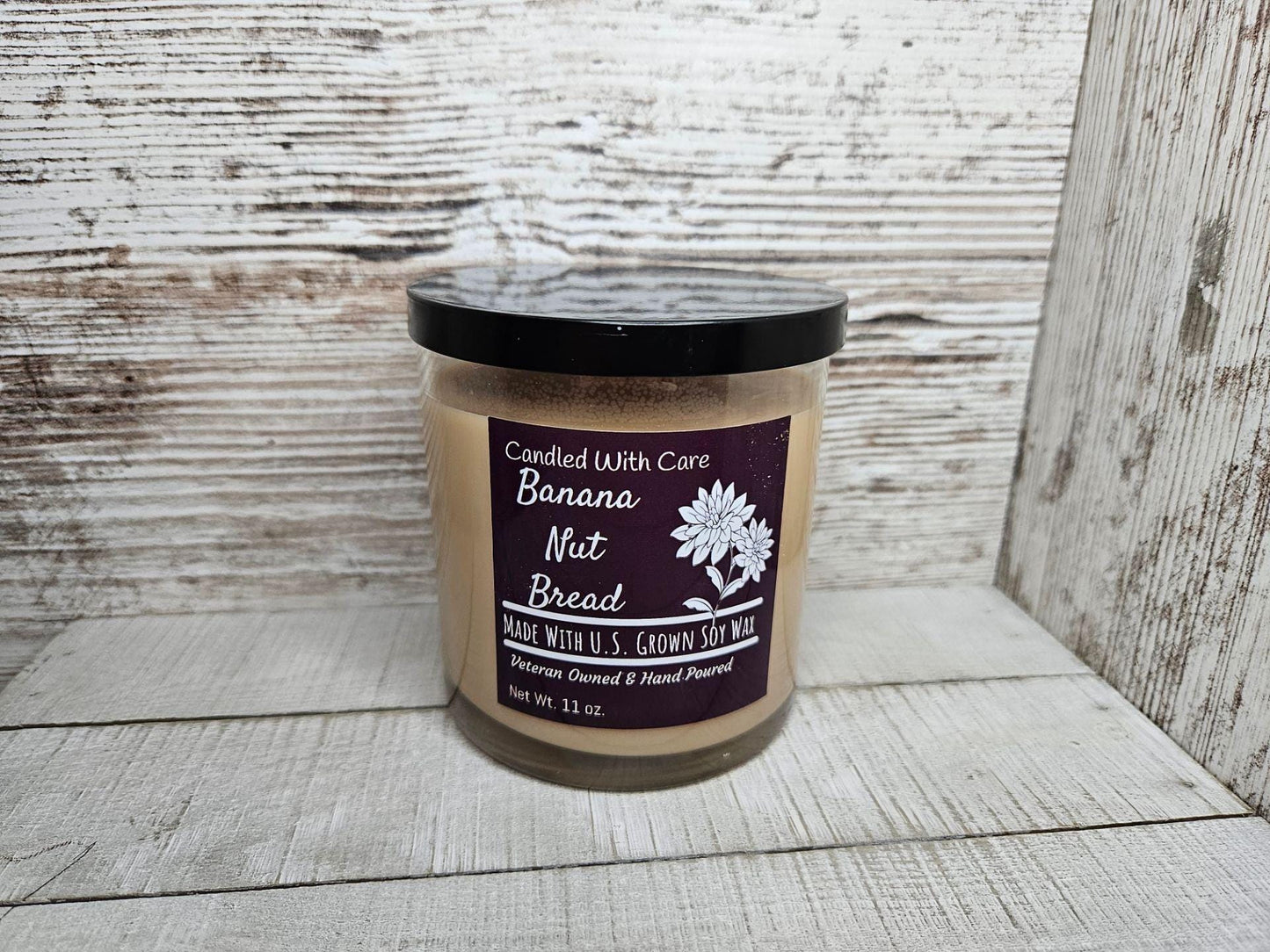 12 oz. Wood Wick, Natural Soy Wax Scented Candle