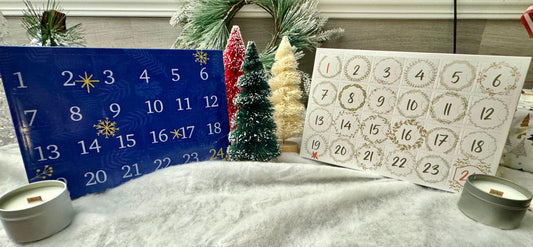 Countdown to Christmas with 24 Days of Surprises - Soy wax and Coconut wax melt Advent Calendar - Holiday Scent Gift for Her, Christmas gift