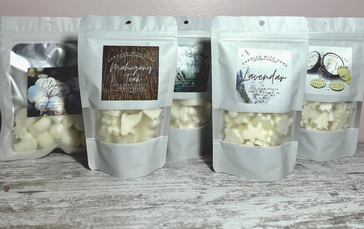 Luxury Natural Soy Wax Melts | Calming Scents | Unique 3 oz Soy Wax Melts | Eco-Friendly Housewarming Gift | Fresh, Fruity, Musk, calming